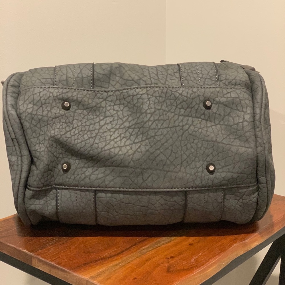 Gray Pebbled Medium Sized Handbag - image 2